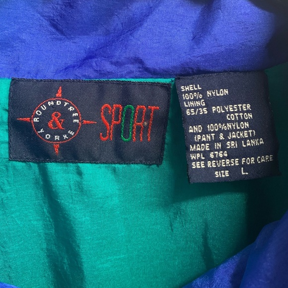 Roundtree & Yorke Sport Vintage Windbreaker - Picture 3 of 3